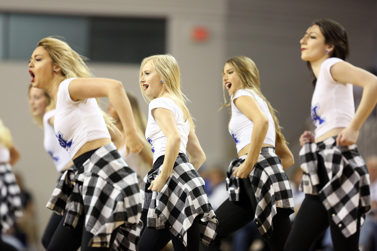 Dance Team

The University of Kentucky women's basketball team falls to Mississippi State on Senior Day on Sunday, February 25, 2018 at the Memorial Coliseum.

Photo by Britney Howard | UK Athletics