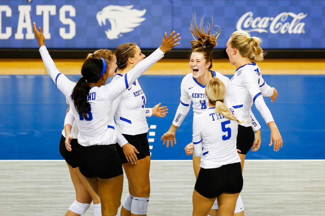 Cameron Scheitzach.

UK defeats UofL 3-0.  

Photo by Hannah Phillips | UK Athletics
