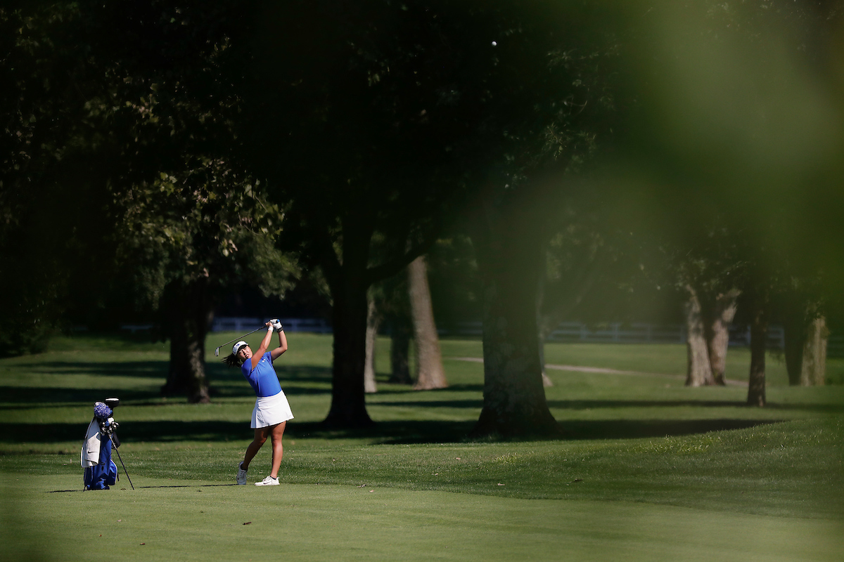 Josephine Chang.

Women's golf practice.

Photo by Chet White | UK Athletics