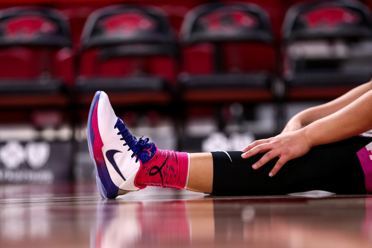Shoe. 

Kentucky falls to Arkansas 103-85.

Photo by Eddie Justice | UK Athletics