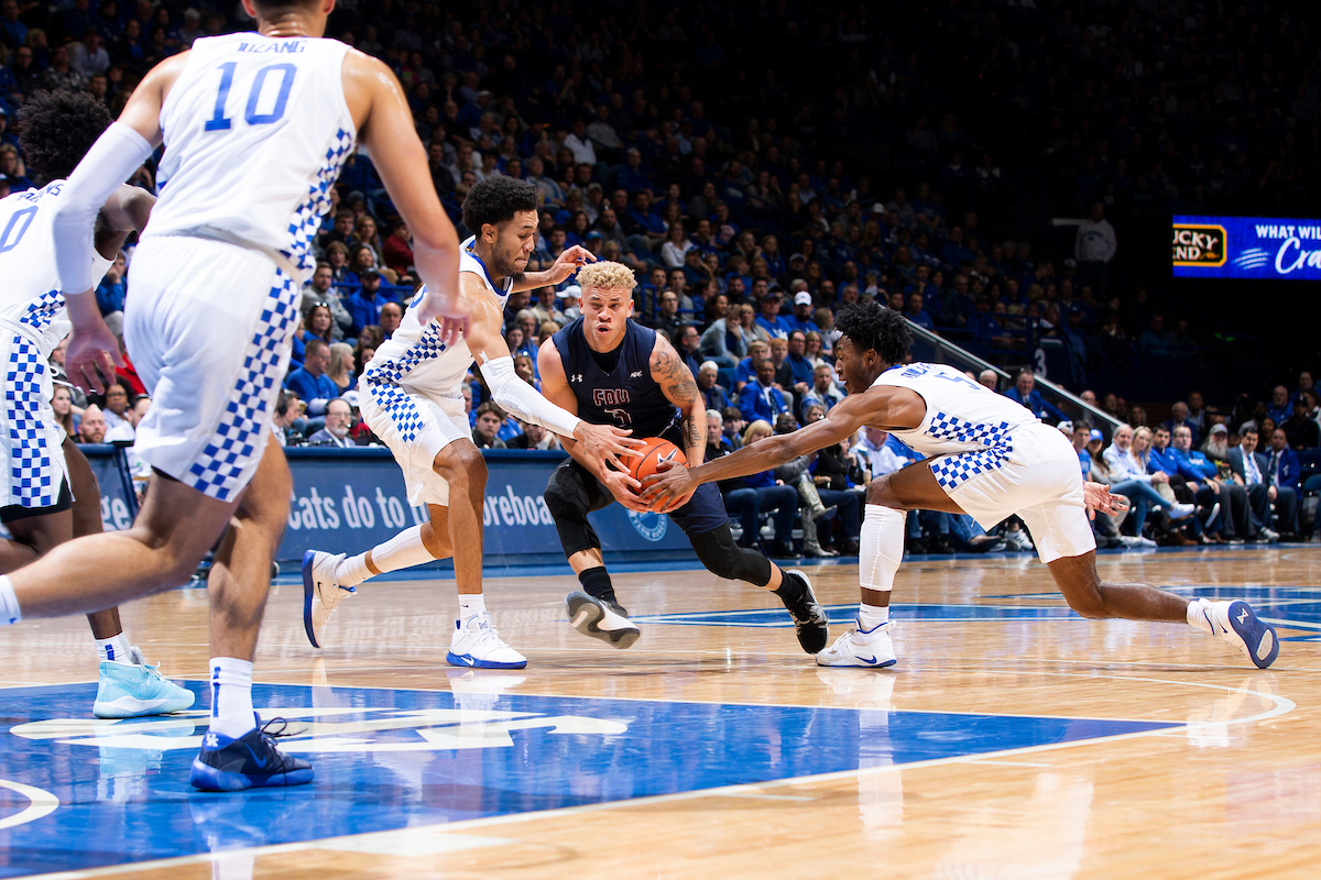 EJ Montgomery. Immanuel Quickley.

Kentucky beat Fairleigh Dickinson.

Photo by Chet White | UK Athletics