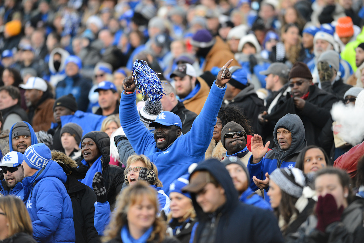 The University of Kentucky football team falls to Northwestern 23-24 in the Music City Bowl on Friday, December 29, 2017, at Nissan Field in Nashville, Tn.