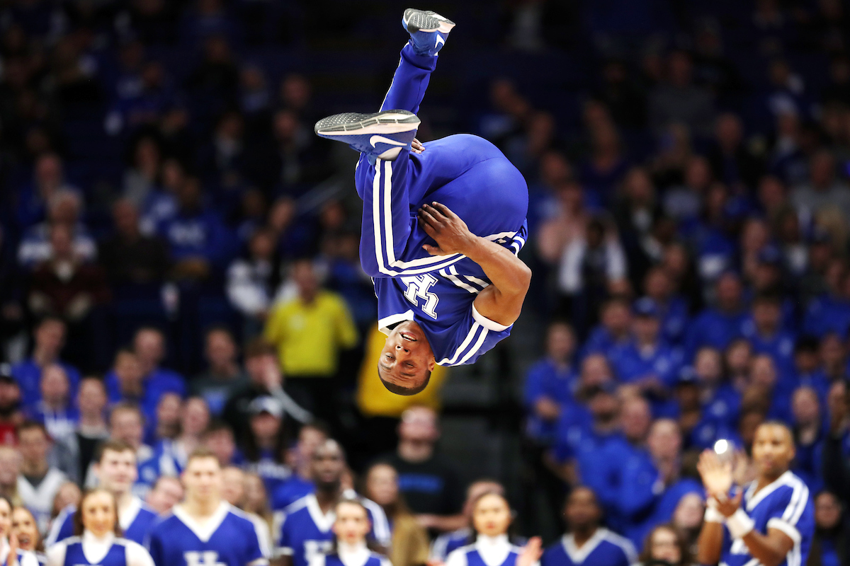 Cheer

Men's Basketball beats North Dakota 96-58.

Photo by Britney Howard  | UK Athletics