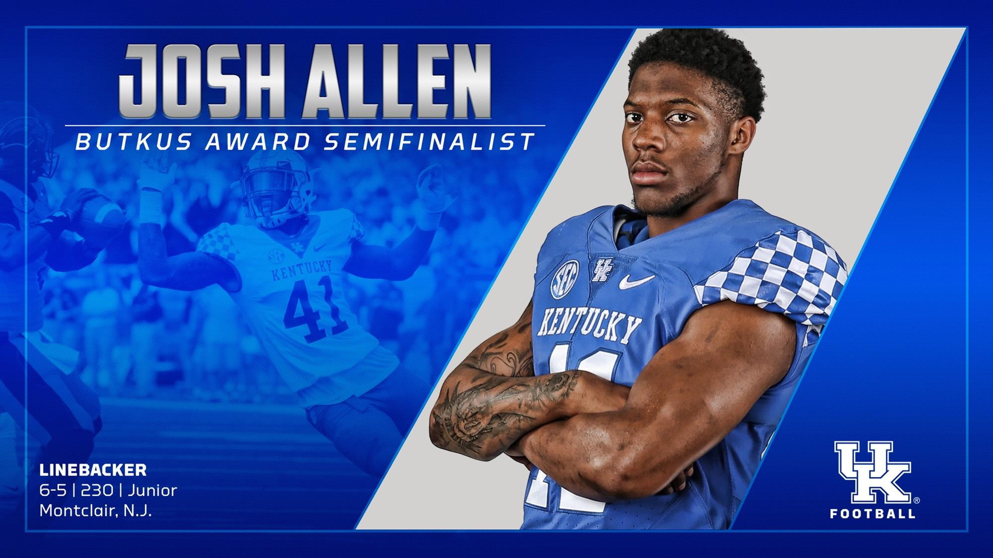 Josh Allen Named Butkus Award Semifinalist