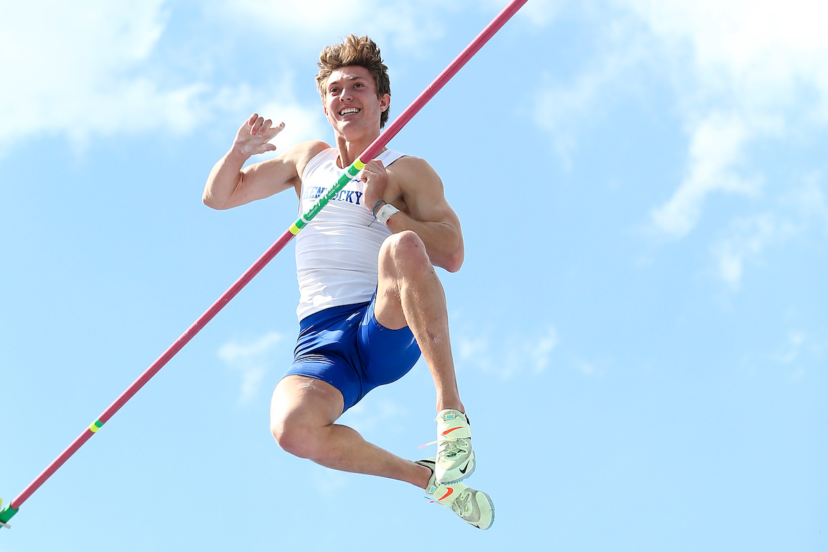 Keaton Daniel.

Day One of the Kentucky Invitational.

Photo by Grace Bradley | UK Athletics