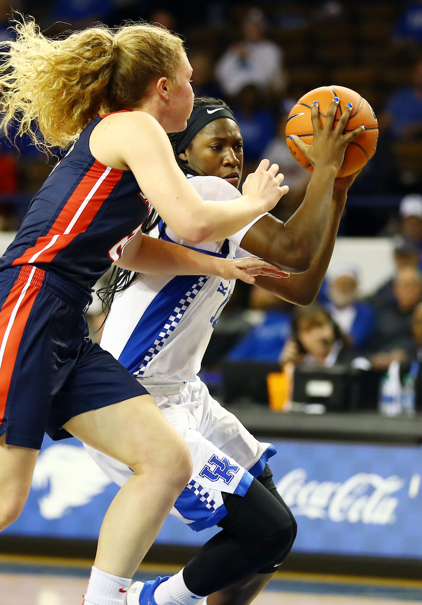 Rhyne Howard
Kentucky beats Samford 79-49. 

Photo by Britney Howard | Staff