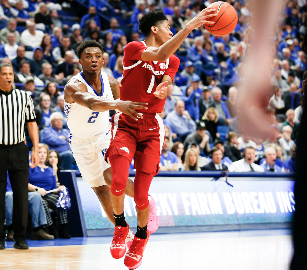 Ashton Hagans.

Kentucky beat Arkansas 70-66.

Photo by Isaac Janssen | UK Athletics