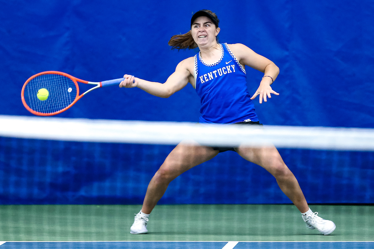 Florencia Urrutia.

Kentucky falls to Florida 4-2.

Photo by Eddie Justice | UK Athletics