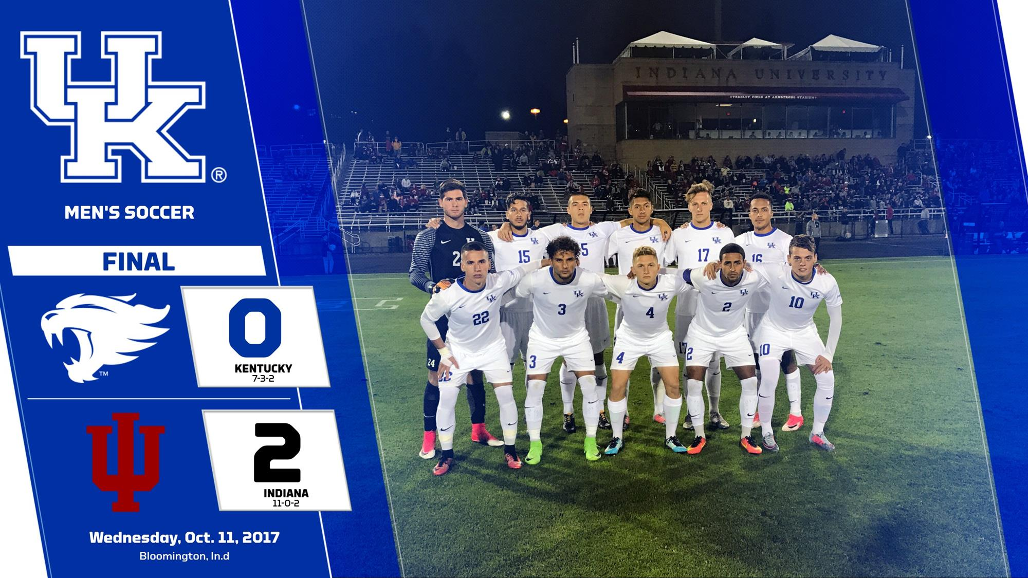 Top-Ranked IU The More Clinical as UK Falls 2-0 in Bloomington