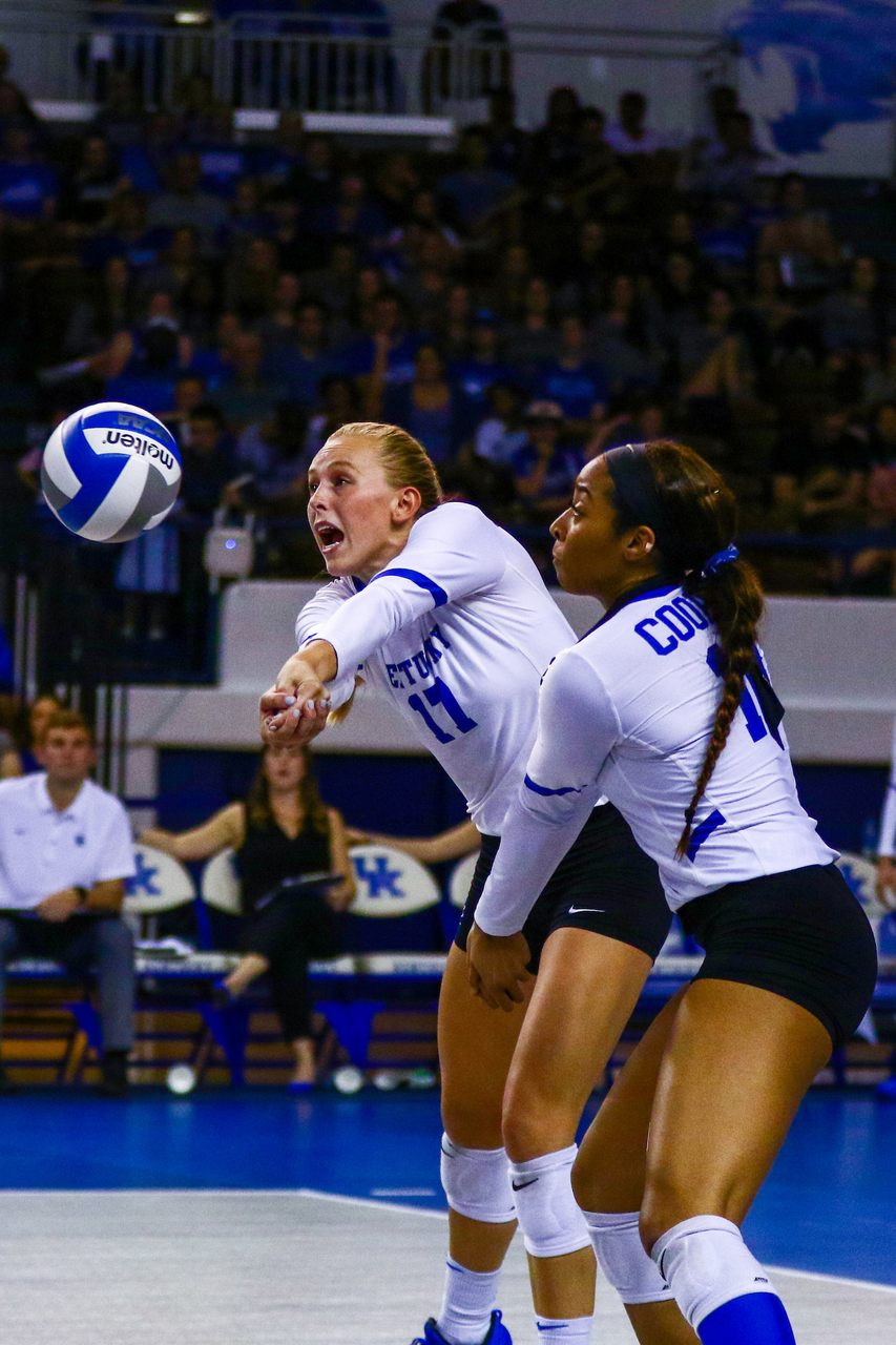 Alli Stumler. 

UK defeats UofL 3-0. 

Photo by Sarah Caputi | UK Athletics