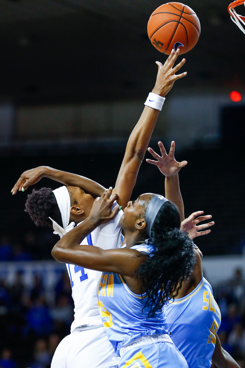 Tatyana Wyatt.

UK women's basketball beat Southern 91-41.

Photo by Chet White | UK Athletics