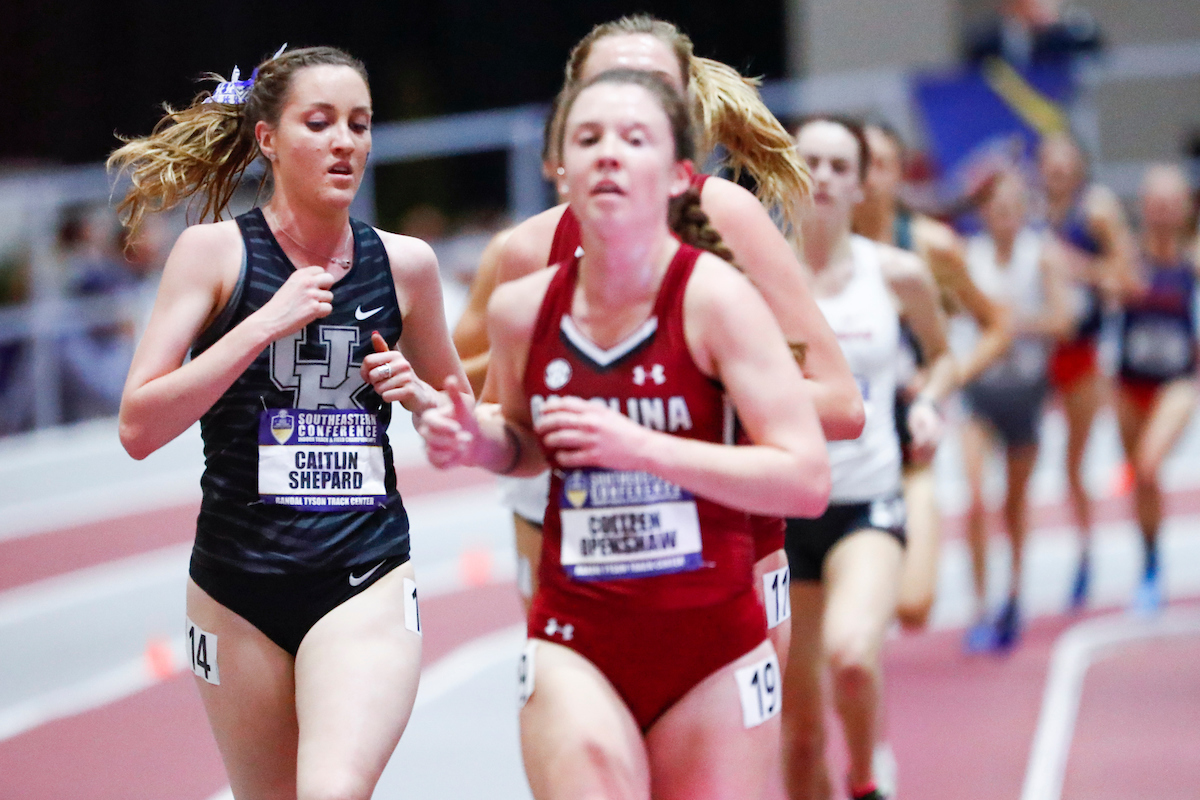 Caitlin Shepard.

Day one of the 2019 SEC Indoor Track and Field Championships.

Photo by Chet White | UK Athletics