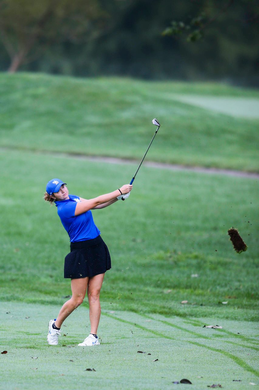 Casey Ott.

Kentucky women's golf practice at the University Club of Kentucky.

Photo by Grant Lee | UK Athletics
