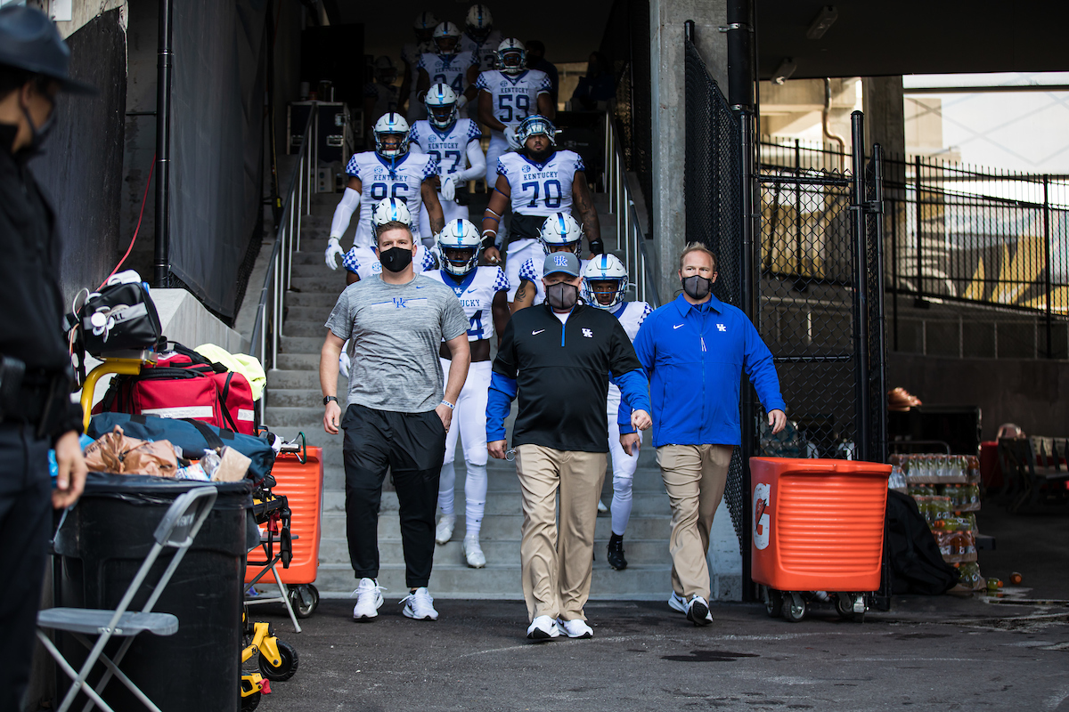Coach Mark Stoops

UK falls to Missouri 20-10

Photo By Jacob Noger | UK Football