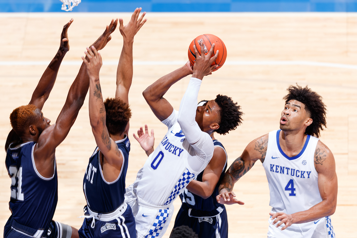 Ashton Hagans. Nick Richards.

Kentucky beat Mount St. Mary?s 82-62.


Photo by Elliott Hess | UK Athletics