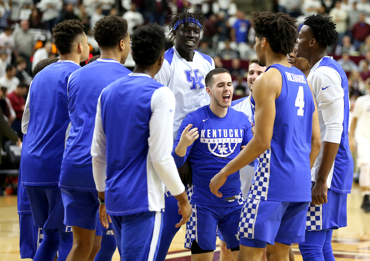 Brad Calipari

The University of Kentucky men's basketball team is defeated by Texas A&M 85-74 on Saturday, February 10th, 2018 at Reed Arena in College Station, TX.


Photo By Barry Westerman | UK Athletics