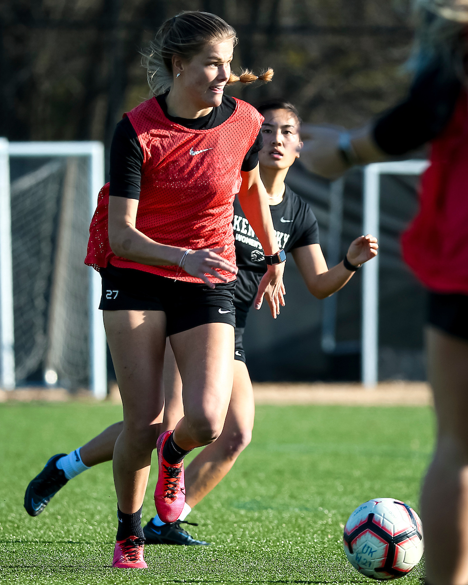 Marie Olesen.

Kentucky Women’s Soccer Practice. 

Photo by Eddie Justice | UK Athletics