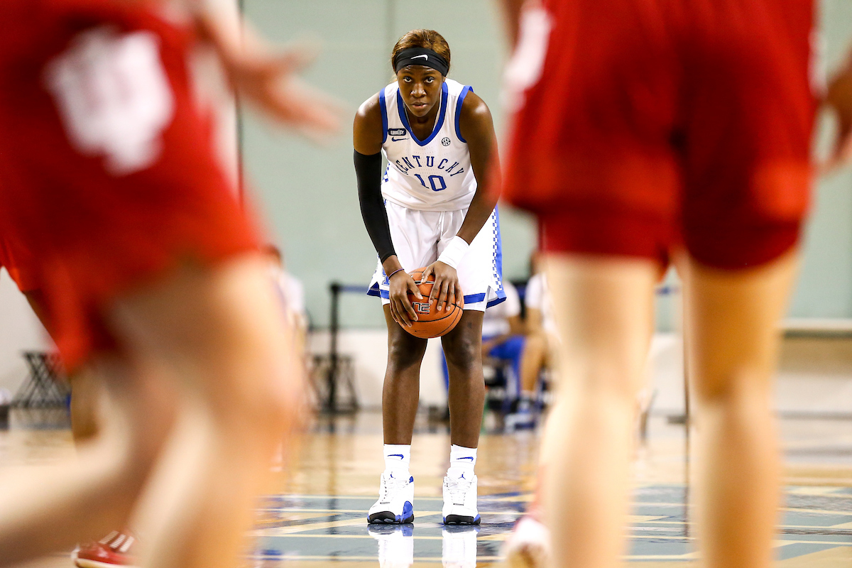 Rhyne Howard.  

Kentucky beats Indiana 72-68.

Photo by Eddie Justice | UK Athletics