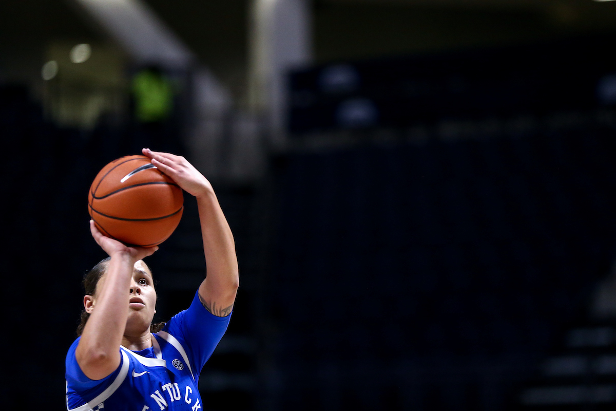 Sabrina Haines. 

Kentucky beat Ole Miss 94-52.

Photo by Eddie Justice | UK Athletics