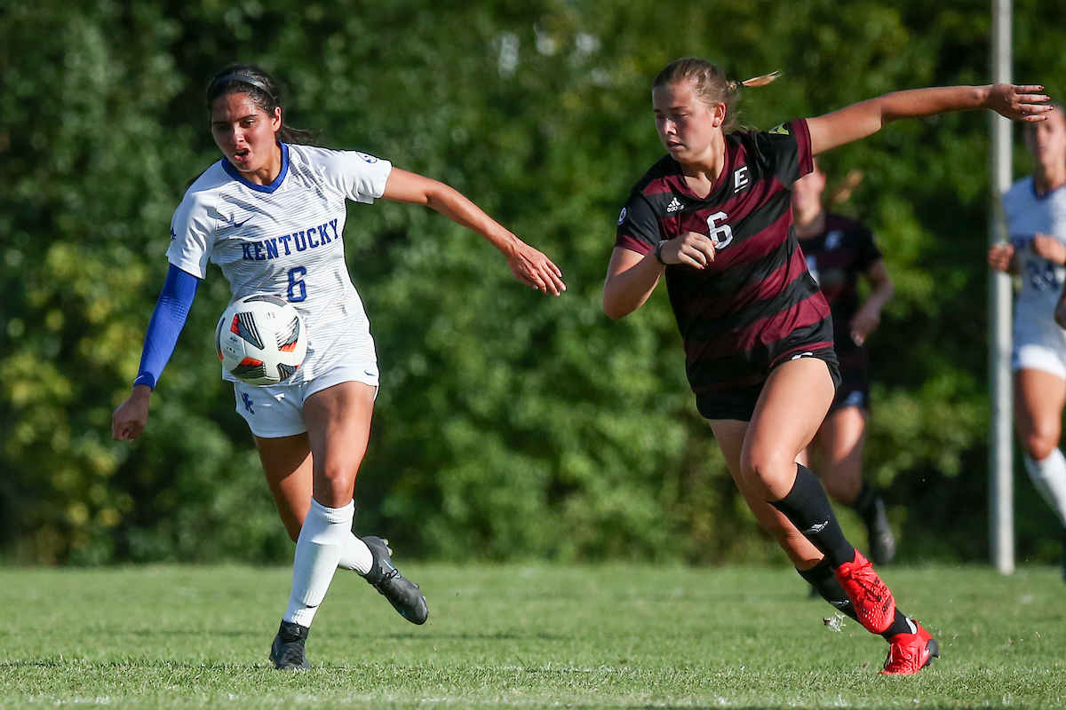 Miranda Jimenez.

Kentucky beats Eastern Kentucky University 6 - 0.

Photo by Sarah Caputi | UK Athletics