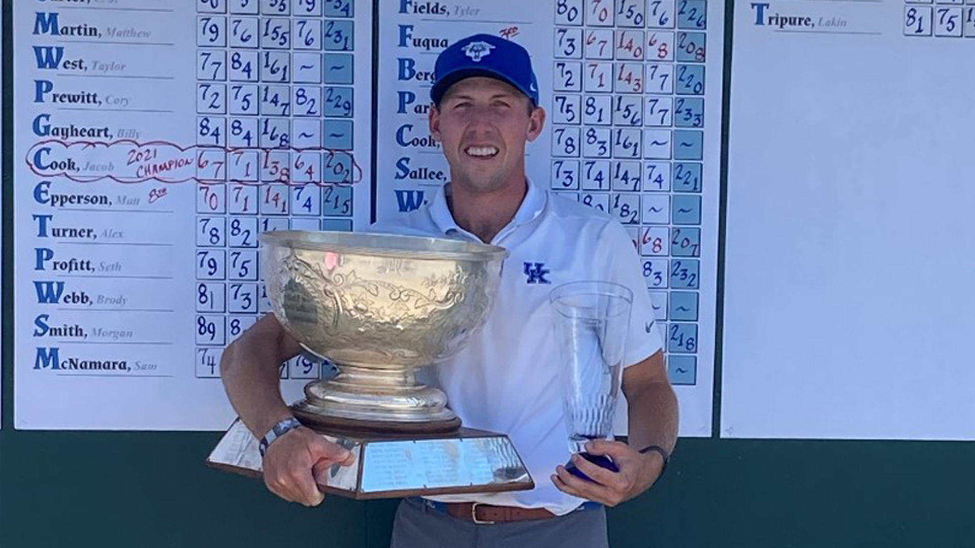 Men’s Golfer Jacob Cook Repeats as Lexington City Golf Champion