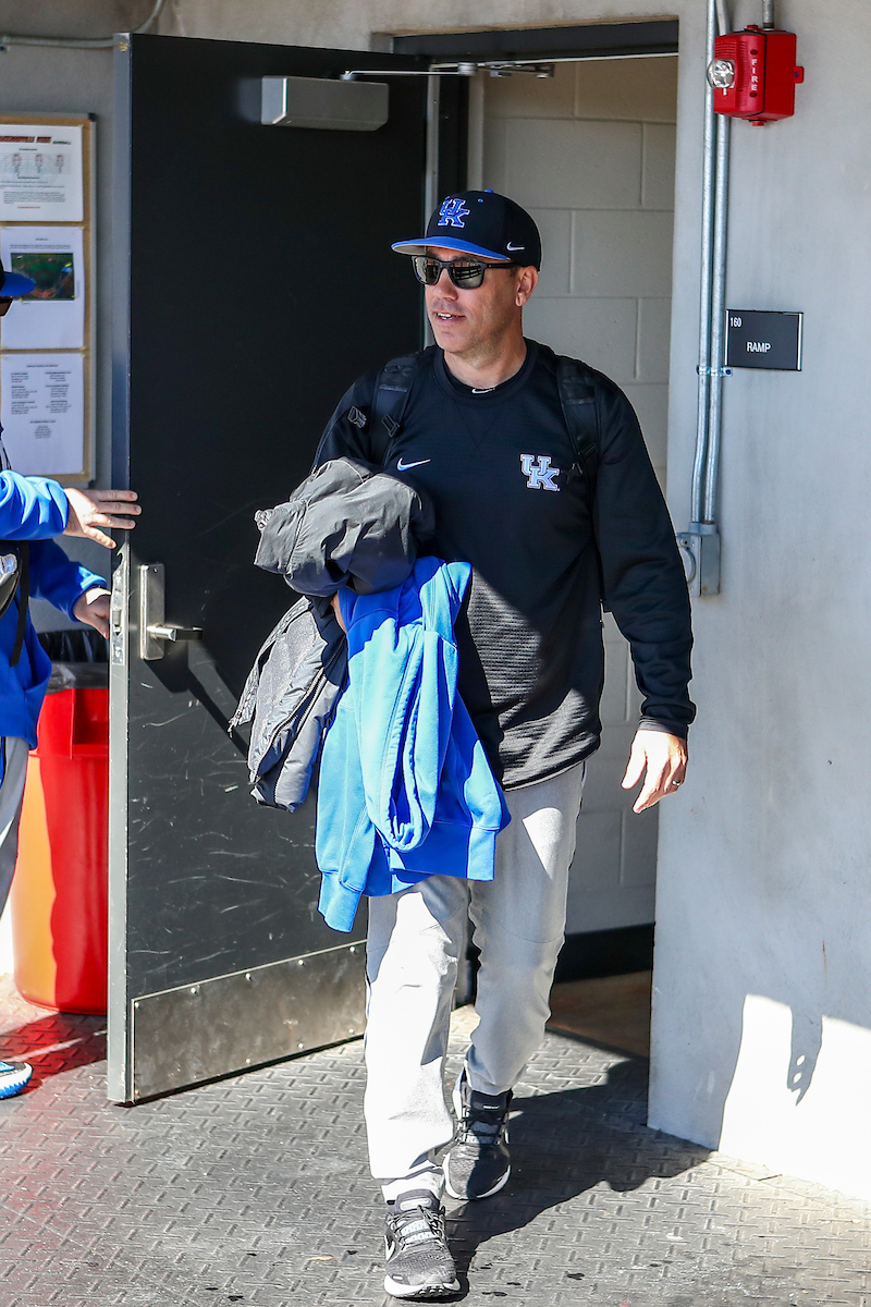Coach Nick Mingione.

Kentucky defeats Jacksonville State 15-1.

Photo by Sarah Caputi | UK Athletics