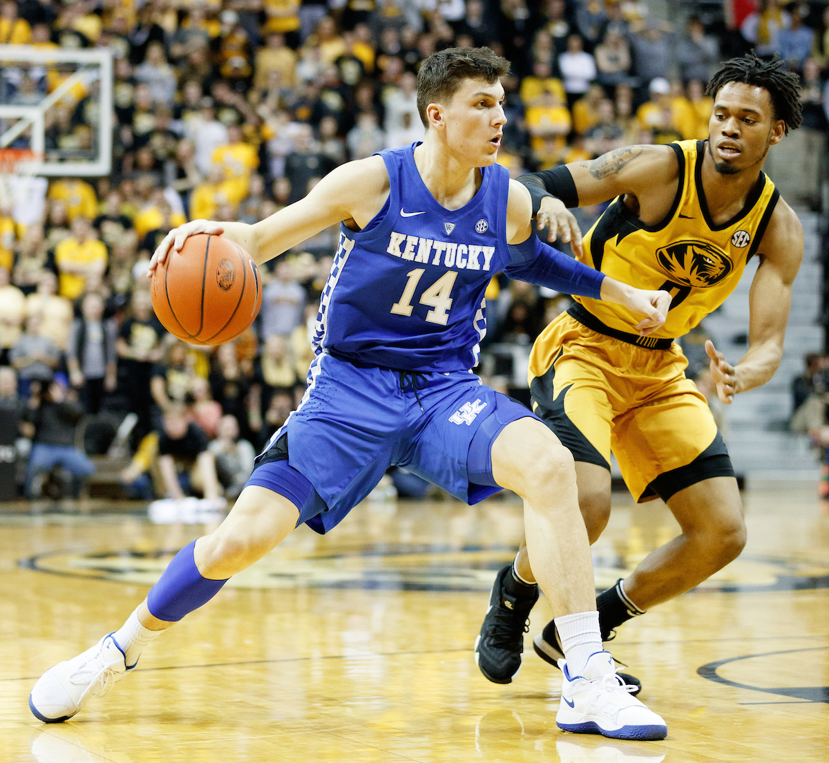 Tyler Herro.


Kentucky beats Missouri, 66-58.

Photo by Elliott Hess | UK Athletics
