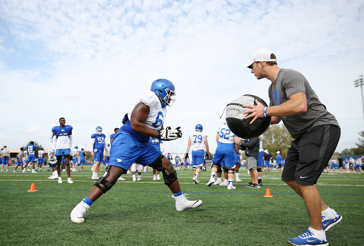 Bowl Practice Day 2.

Photo by Britney Howard  | UK Athletics