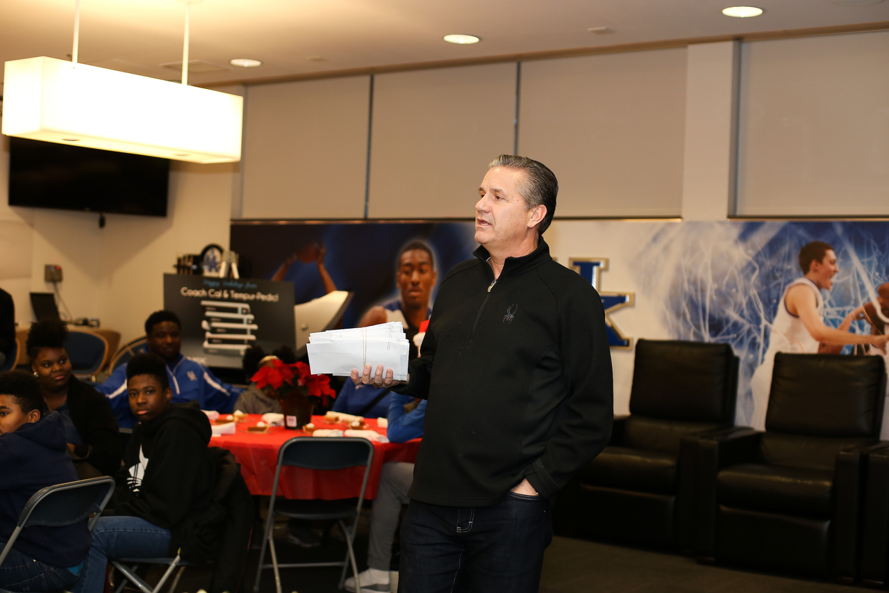 John Calipari.

A Kentucky Christmas.

Photo by Maddie Baker | UK Athletics