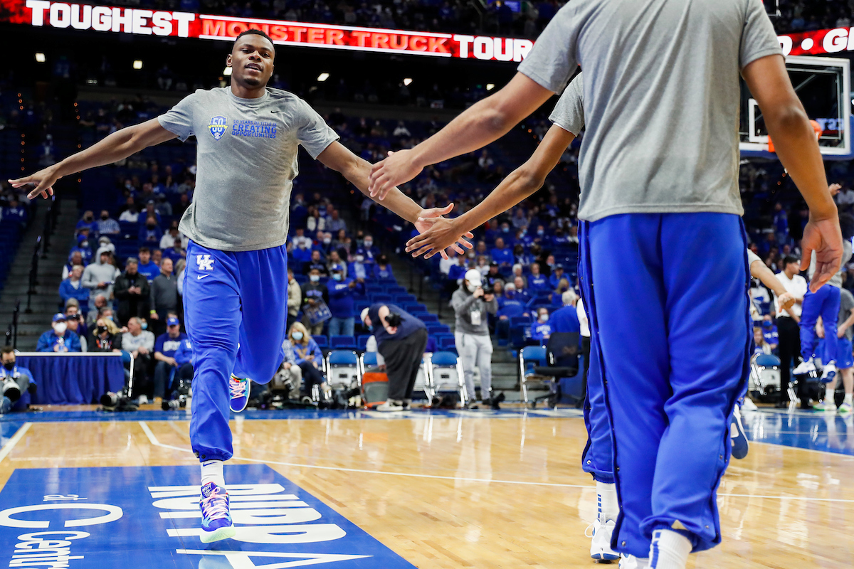 Oscar Tshiebwe.

Kentucky beat Florida 78-57.

Photos by Chet White | UK Athletics