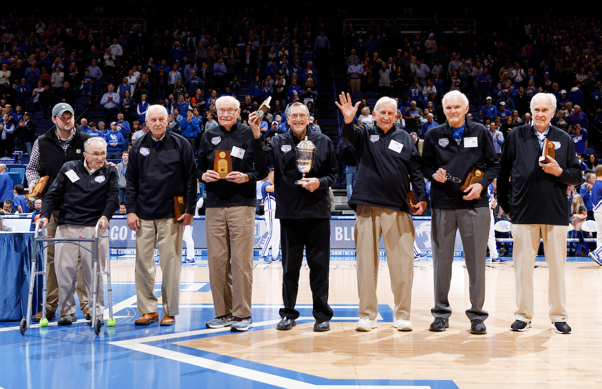 Kentucky beats Auburn, 80 - 53.

Photo by Elliott Hess | UK Athletics