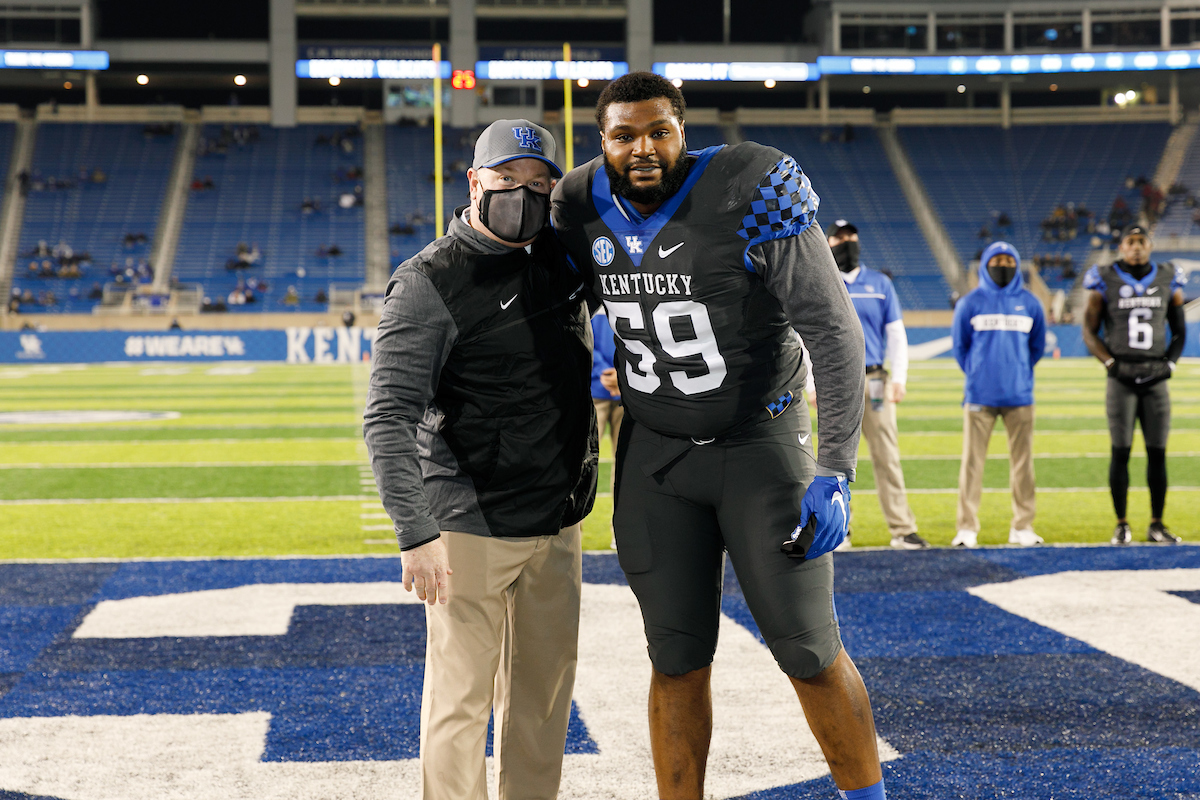 KORDELL LOONEY.

Kentucky beats South Carolina, 41-18.

Photo by Elliott Hess | UK Athletics