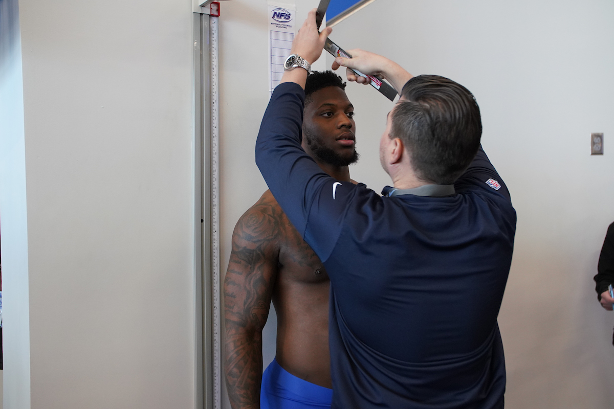 Josh Allen.

Pro Day for UK Football.

Photo by Jacob Noger | UK Athletics