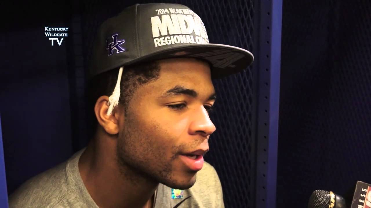 Kentucky Wildcats TV: Andrew Harrison and Alex Poythress - Michigan Postgame