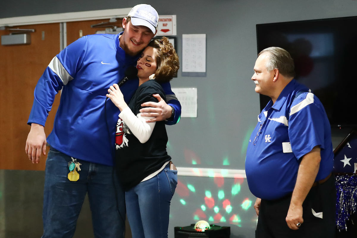 Cambridge Place named its dining hall the “Landon Young Dining Hall” for his support of the retirement home throughout his Wildcat career.  


Photo by Elliott Hess | UK Athletics