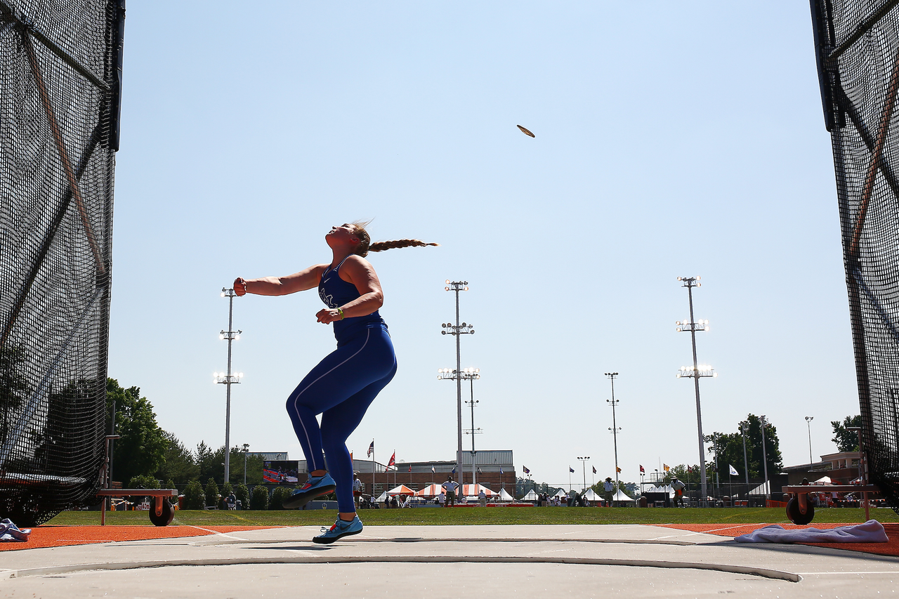 Nicole Fautsch.

Day three of the 2018 SEC Outdoor Track and Field Championships on Sunday, May 13, 2018, at Tom Black Track in Knoxville, TN.

Photo by Chet White | UK Athletics