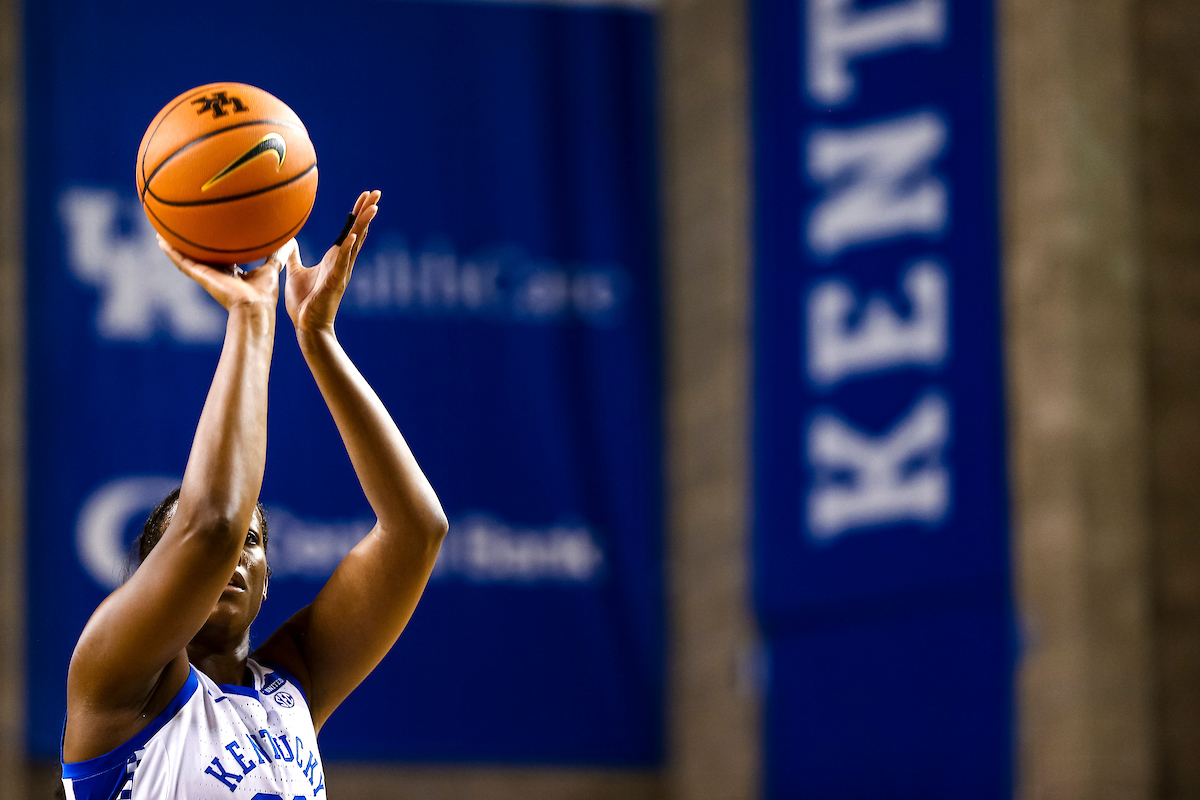 Olivia Owens.

Kentucky loses to South Carolina 59-50..

Photo by Eddie Justice | UK Athletics