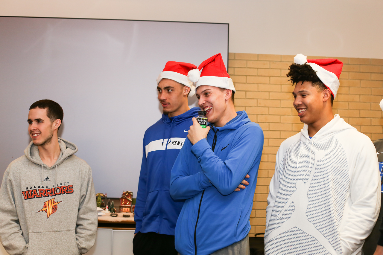 Brad Calipari. Reid Travis. Tyler Herro. Zan Payne,

A Kentucky Christmas.

Photo by Maddie Baker | UK Athletics