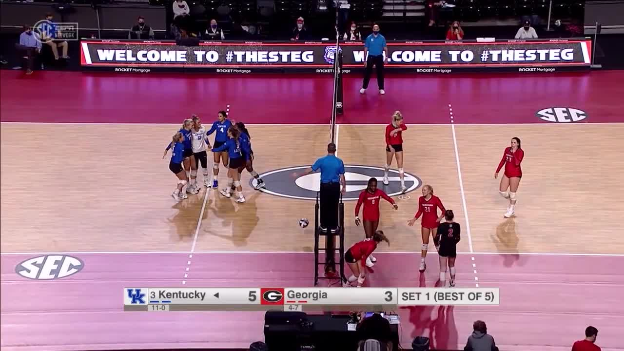 VB: Kentucky 3, Georgia 0