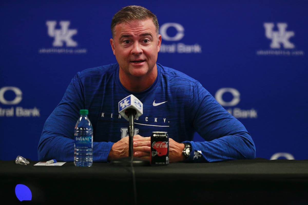 Matthew Mitchell.

2019 Media Day

Photo by Noah J. Richter | UK Athletics