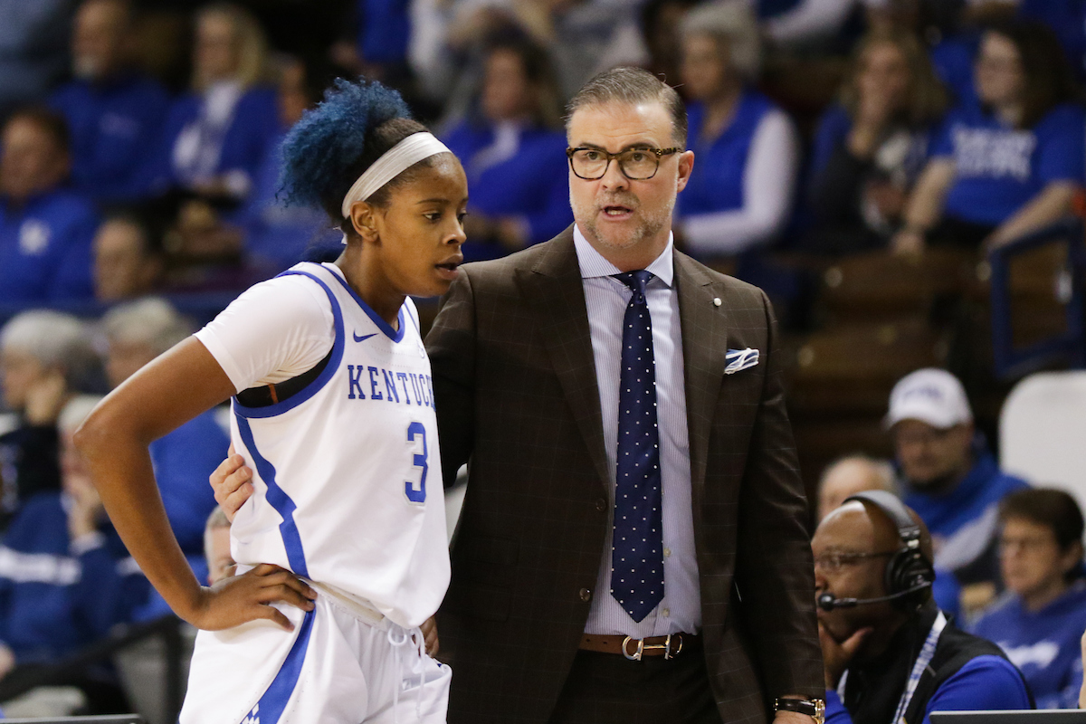 Keke McKinney. Matthew Mitchell. 

The UK women's basketball team falls to South Carolina.

Photo by Eddie Justice | UK Athletics