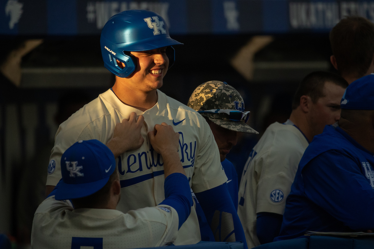 Kentucky Wildcats Trae Harmon (33) and Kentucky Wildcats Rook Ellington (7)

UK over WKU 15-0 at Kentucky Proud Park. 

Photo by Mark Mahan | UK Athletics