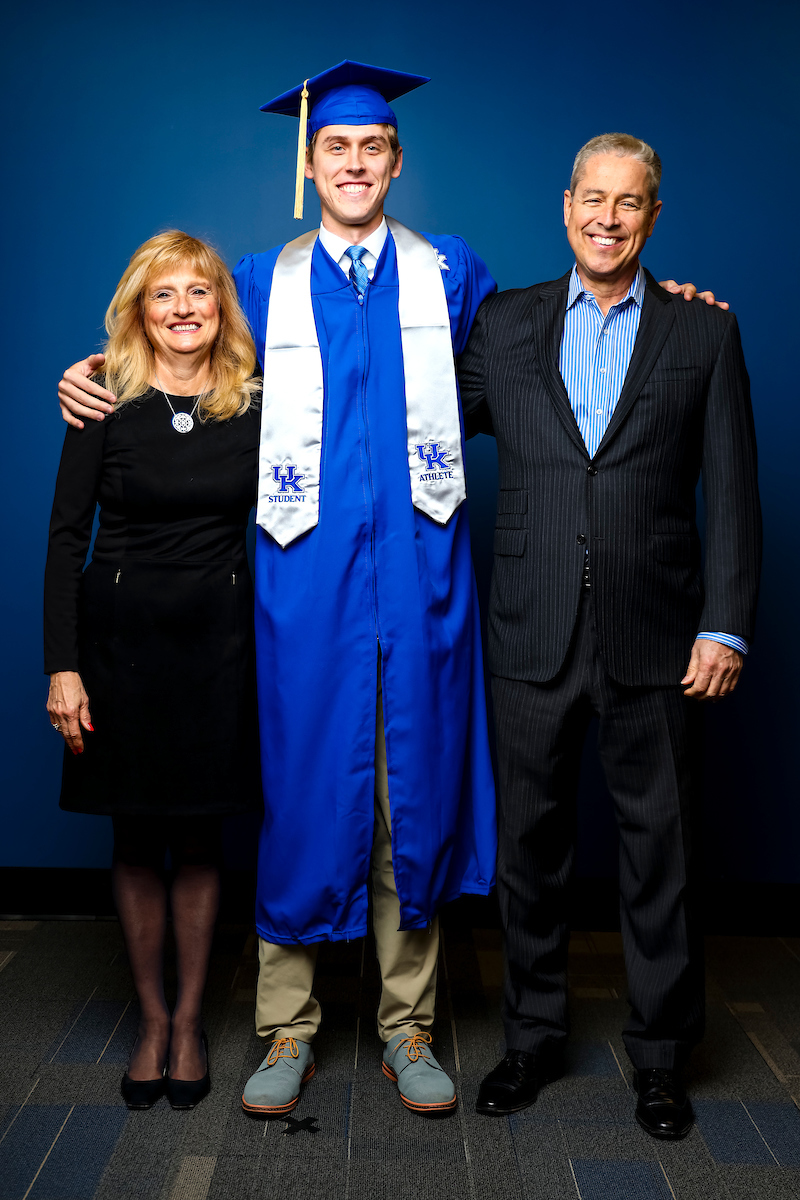 Alex Degen.

December 2021 Graduation Photos.

Photo by Eddie Justice | UK Athletics