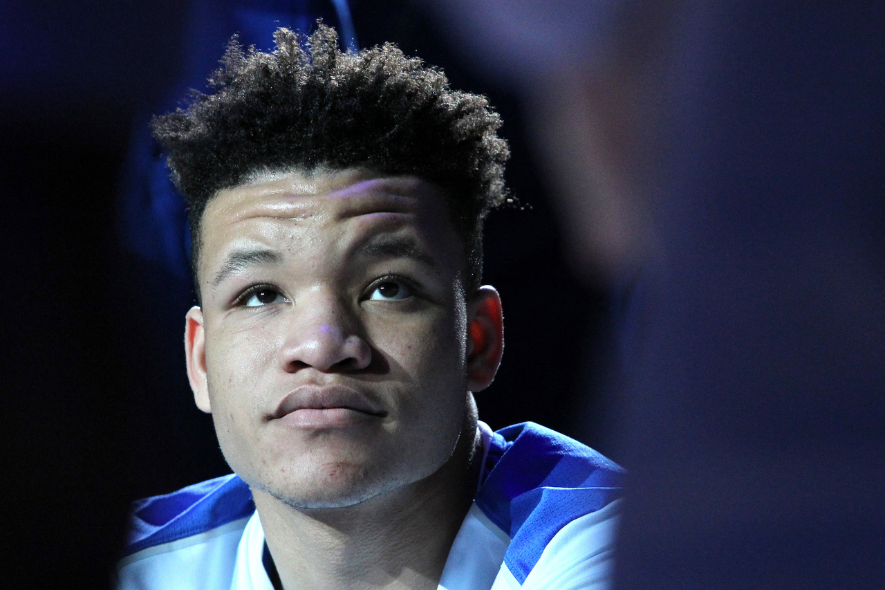 Kevin Knox.

The University of Kentucky men?s basketball team beat Texas A&M 74-73 on Tuesday, December 9, 2018, in Lexington?s Rupp Arena.

Photo by Quinn Foster I UK Athletics