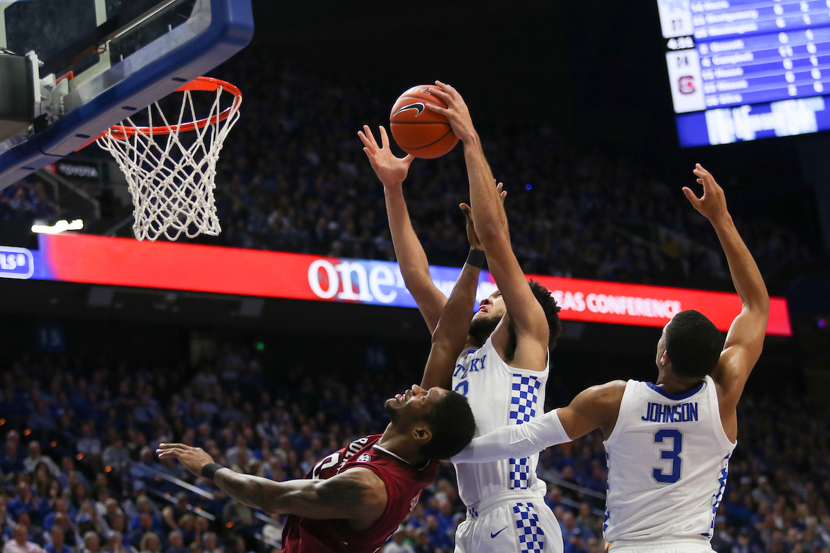 EJ Montgomery.

The University of Kentucky men's basketball team beats South Carolina 76-48.

Photo by Hannah Phillips| UK Athletics