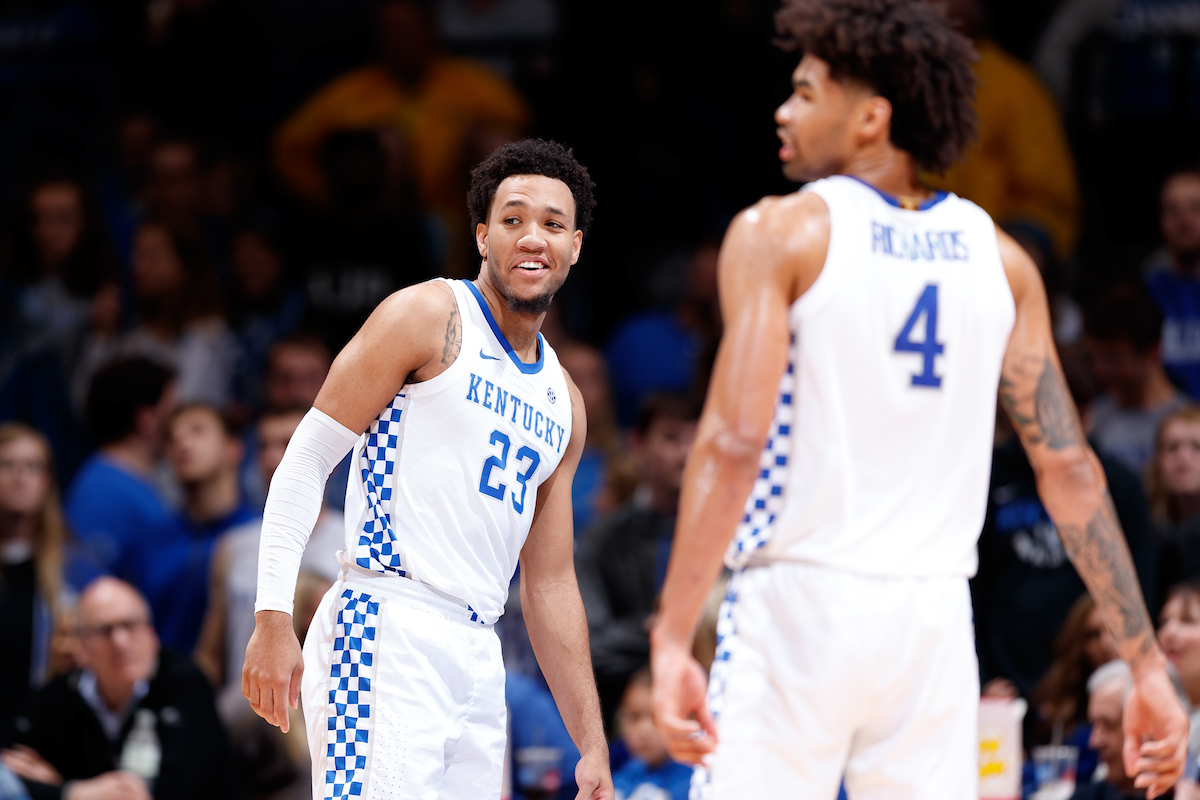 EJ Montgomery. Nick Richards.

Kentucky beat Mount St. Mary?s 82-62.


Photo by Elliott Hess | UK Athletics
