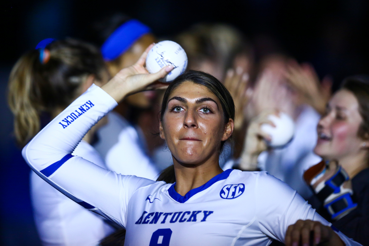 Kylie Schmaltz.

Kentucky beat Ole Miss 3-0.

Photo by Hannah Phillips | UK Athletics