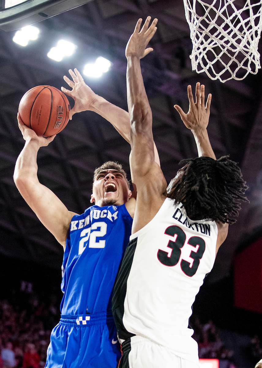 Reid Travis.

Kentucky beat Georgia 69-49 at Stegeman Coliseum in Athens, Ga., on Tuesday, January 15, 2019.

Photo by Chet White | UK Athletics
