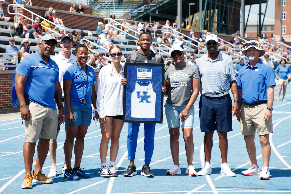 Tai Brown.

Day two of the Kentucky Invitational. Senior Day.

Elliott Hess | UK Athletics
