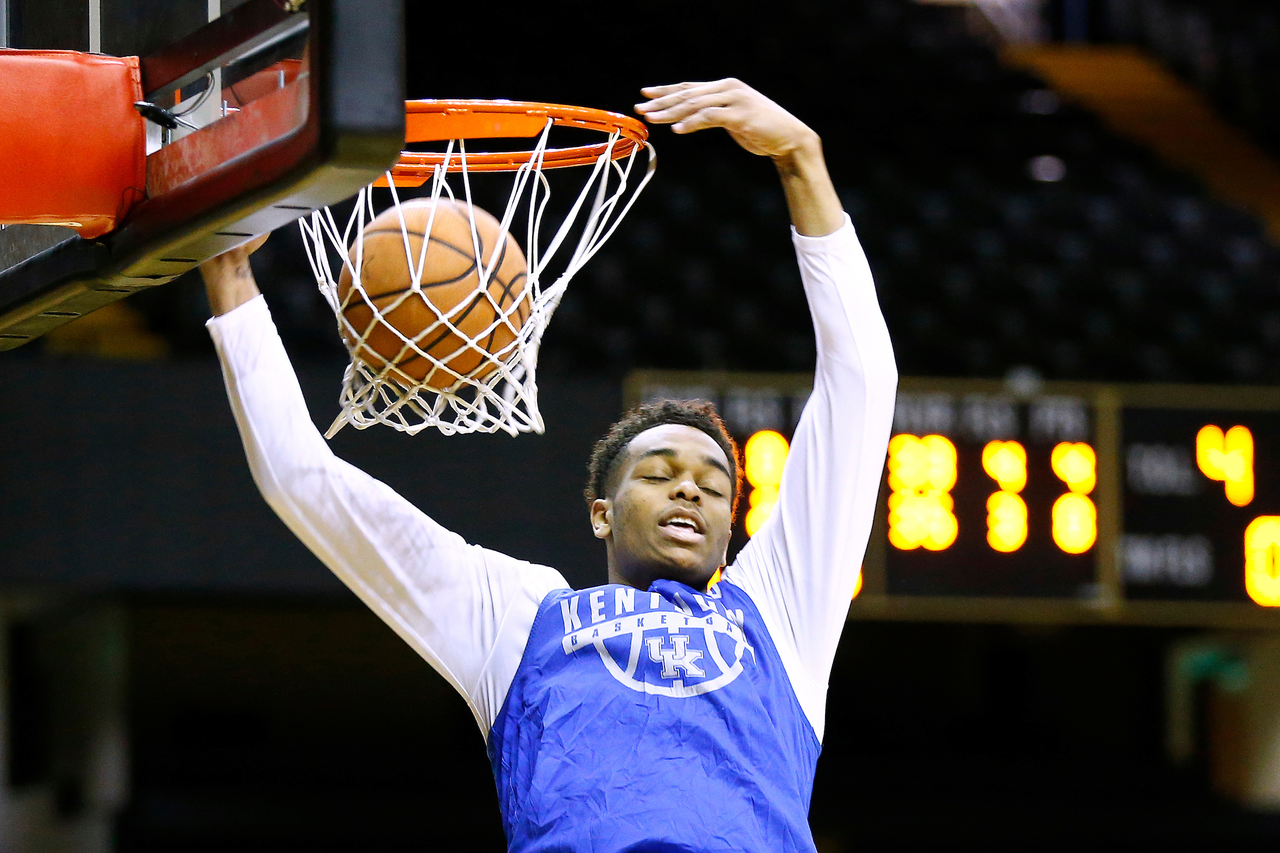 PJ Washington.

The University of Kentucky men's basketball team practiced at Memorial Gymnasium in Nashville, TN., on Friday, January 12, 2018.

Photo by Chet White | UK Athletics